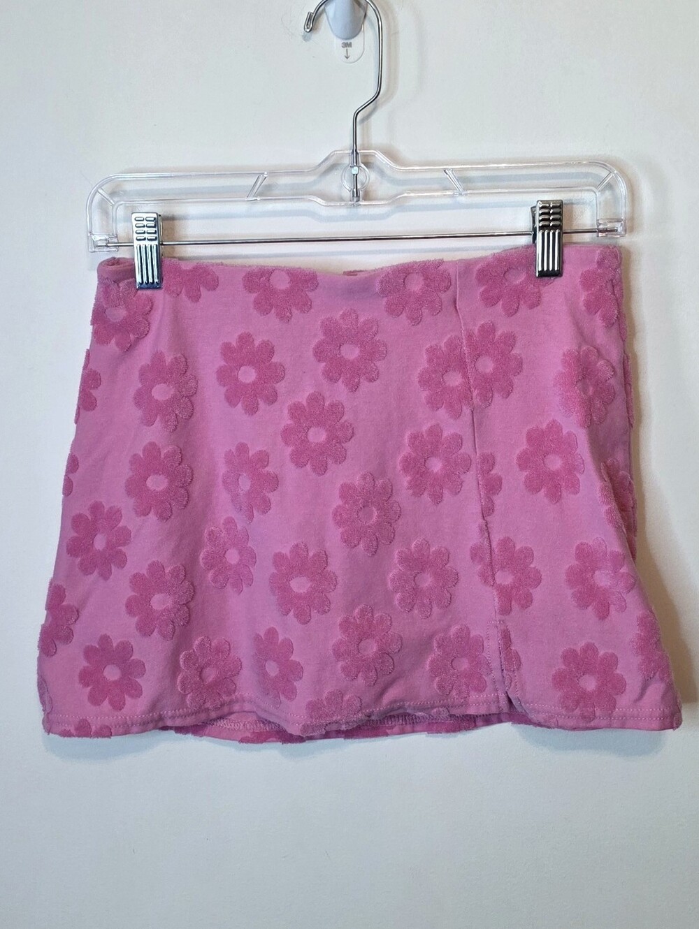 American Eagle Pink Terry Cloth Floral Skort Daisy Size XS Barbiecore Y2K Retro
